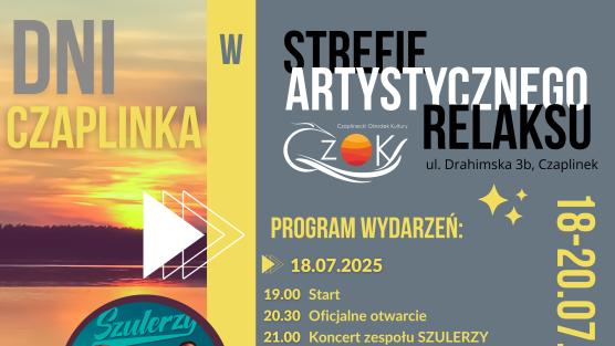 Plakat - Dni Czaplinka w SAR