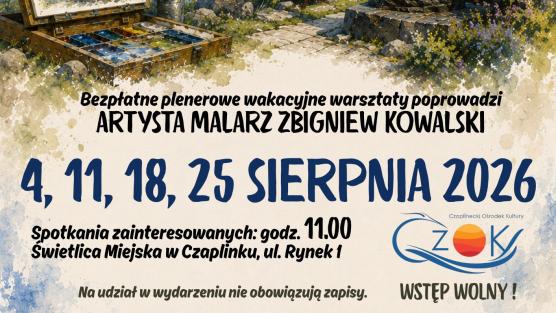 Plener malarski  w Czaplinku