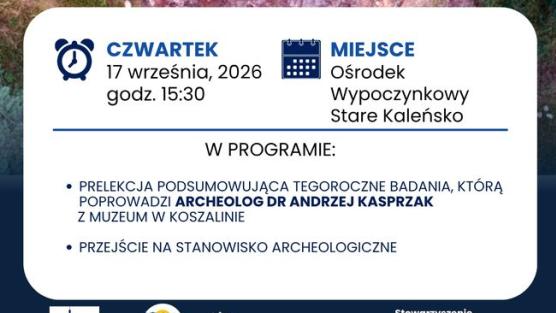 Plakat - Konferencja podsumowująca sezon archeologiczny "Kamienne Kręgi"