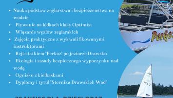Żeglarska Przygoda dla Dzieci i Młodzieży z Gminy Czaplinek