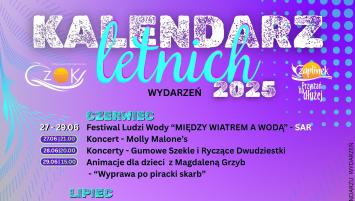 Kalendarze letnich wydarzeń 2025