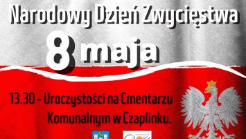 Plakat informacyjny -Narodowy Dzień Zwycięstwa.