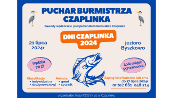 Zawody Wędkarskie o Puchar Burmistrza Czaplinka