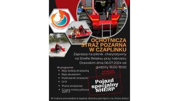 Ochotnicza Straż Pożarna w Czaplinku zaprasza na piknik charytatywny