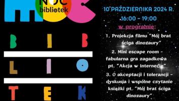 NOC BIBLIOTEK – MOC BIBLIOTEK - EDYCJA 2024