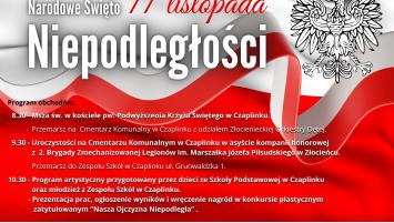Plakat - Narodowe Święto Niepodległości.