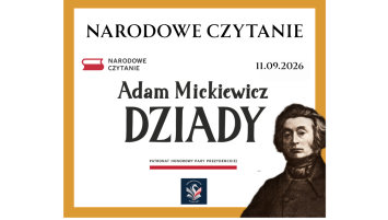 NARODOWE CZYTANIE 2026 Z CZAPLINECKĄ BIBLIOTEKĄ