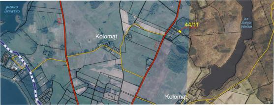 Działka nr 44/11 obr. Kołomąt, gmina Czaplinek