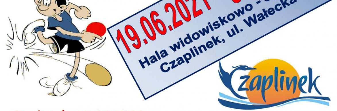 plakat tenis stołowy
