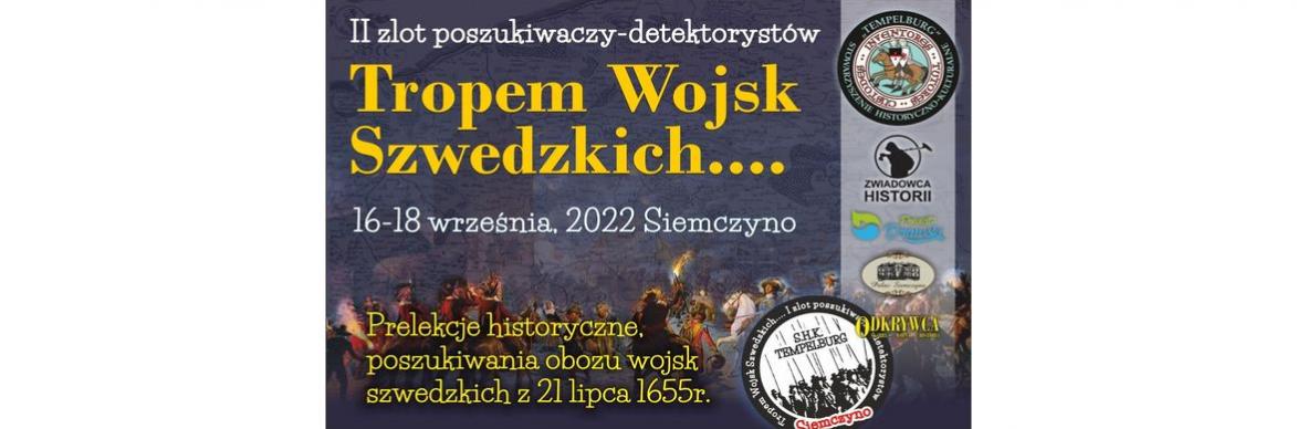 Plakat "Tropem Wojsk Szwedzkich"