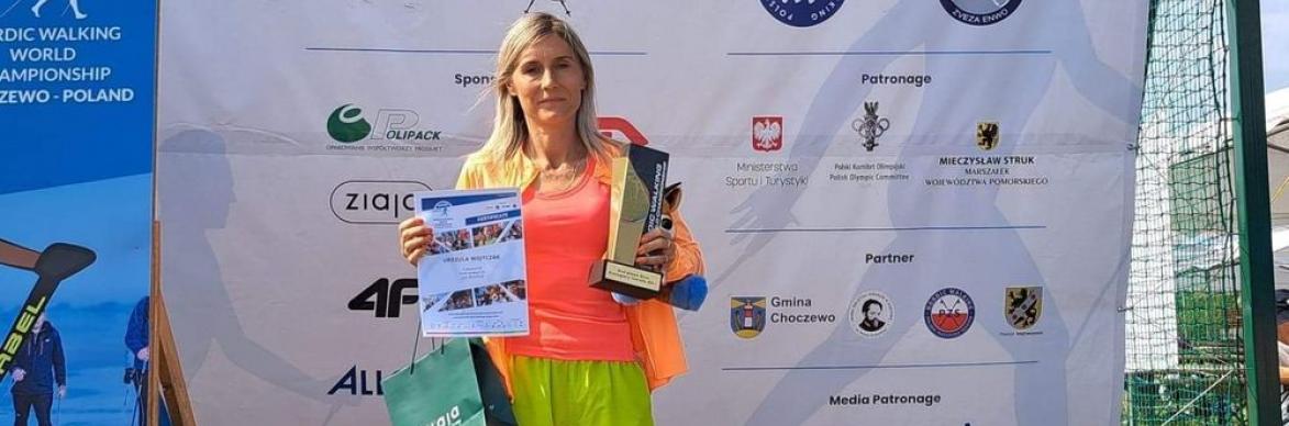 3. miejsce Urszuli Wojtczak w Mistrzostwach Świata w Nordic Walking w Choczewie