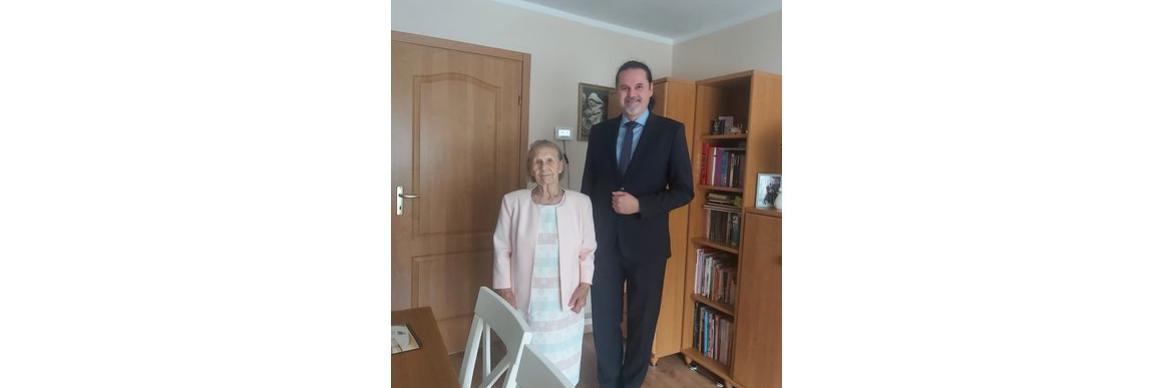 Jubileusz 90- lecia pani Marianny Jakóbczak z Broczyna