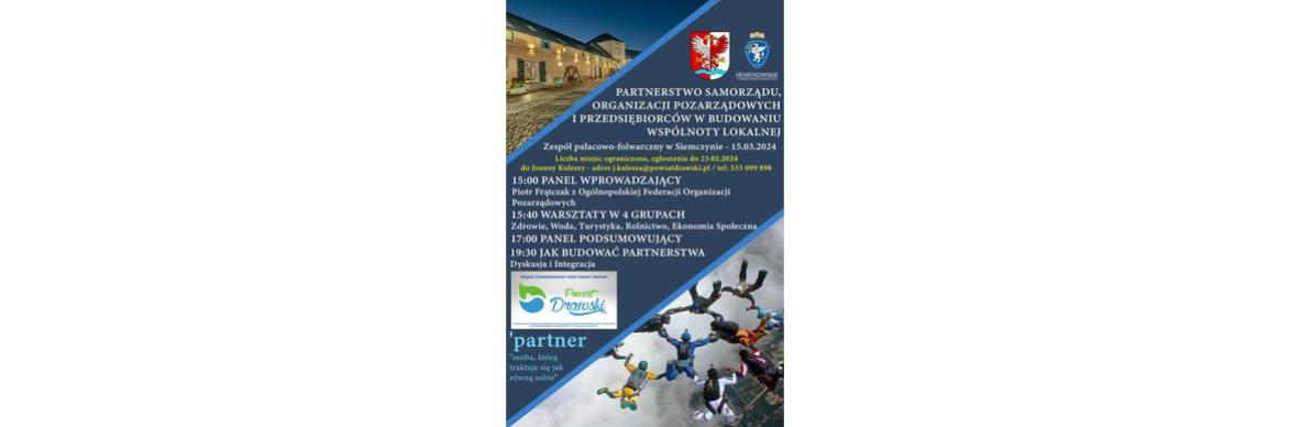 Zapraszamy na partnerskie warsztaty