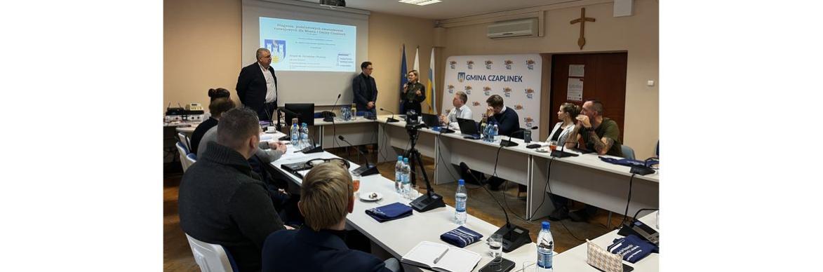 Pierwsze spotkanie Zespołu ds. opracowania „Strategii Rozwoju Gminy Czaplinek na lata 2024-2034