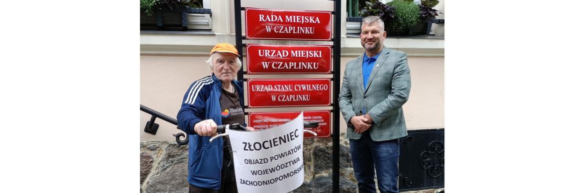 Rowerowa pasja i charytatywna misja – spotkanie z Henrykiem Chrzanowskim w Czaplinku