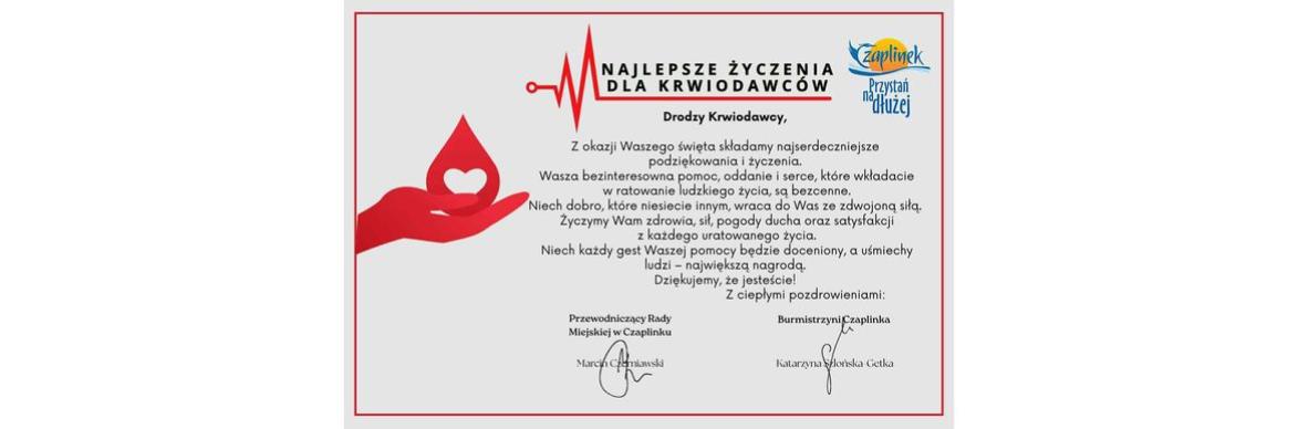 Światowy Dzień Krwiodawcy
