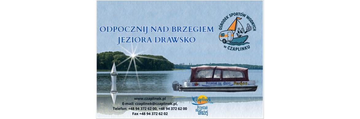 Rejsy statkiem „Perkoz” po Jeziorze Drawsko