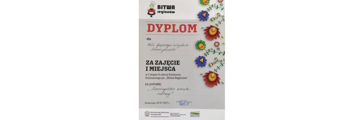 Koło Gospodyń Wiejskich „Siemczynianki” z pierwszym miejscem w Bitwie Regionów 2025