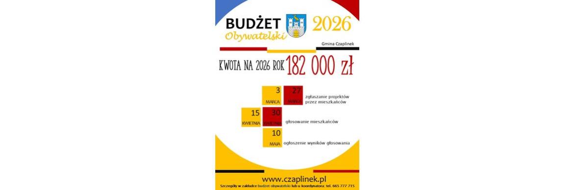 Czaplinecki Budżet Obywatelski 2026