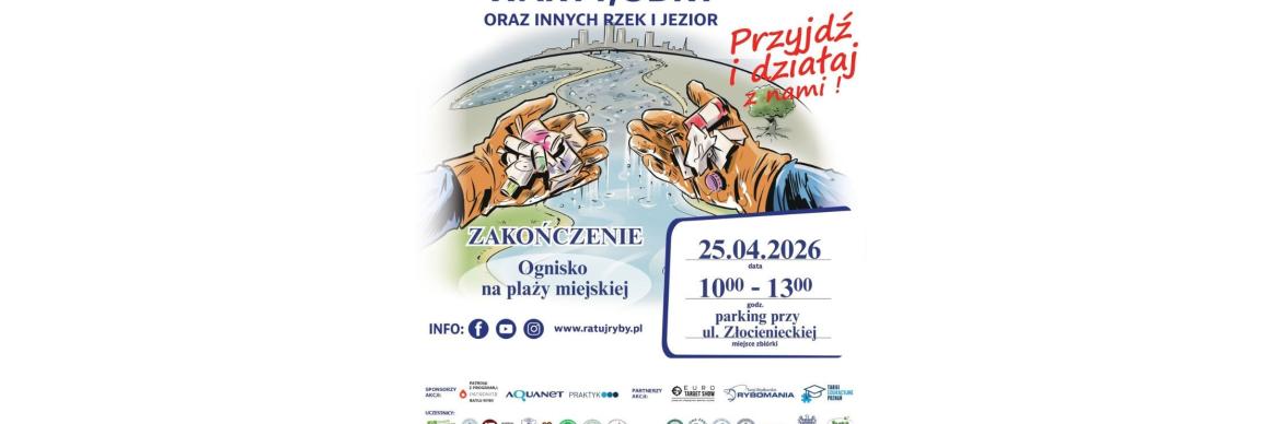 Sprzątanie brzegów i dna jeziora Drawsko – zgłoszone sztab