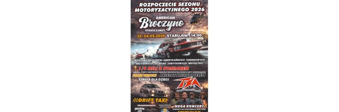 Rozpoczęcie Sezonu Motoryzacyjnego 2026 – American Broczyno
