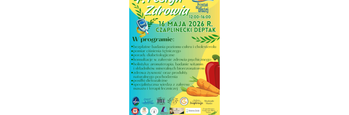 Burmistrz Czaplinka zaprasza na 4. Festyn Zdrowia