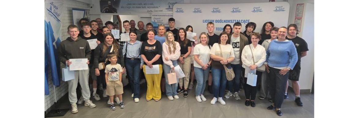 Spotkanie podsumowujące realizację projektu Erasmus+ w Zespole Szkół w Czaplinku