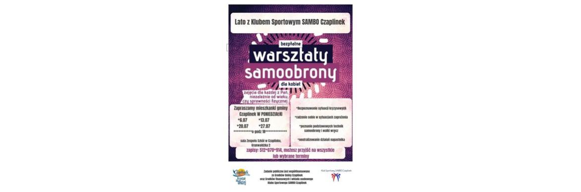 Bezpłatne warsztaty samoobrony dla kobiet w Czaplinku