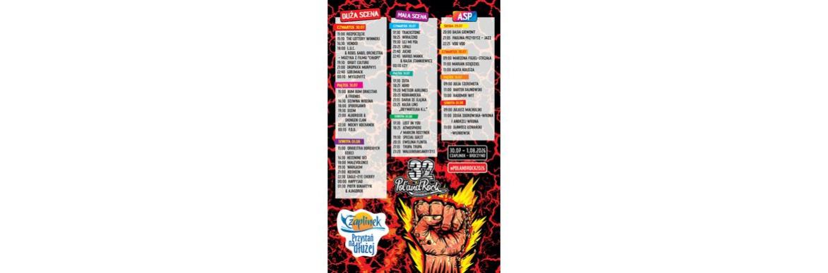 Plakat - 32. Pol'and'Rock Festival 