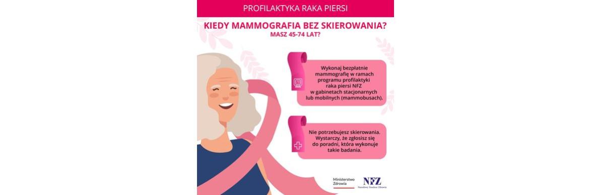Wakacje to dobry czas na profilaktykę – sprawdź, gdzie w lipcu zatrzymają się mammobusy