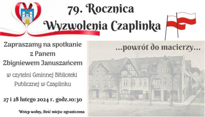 O historii powojennego Czaplinka – spotkanie z panem Zbigniewem Januszańcem