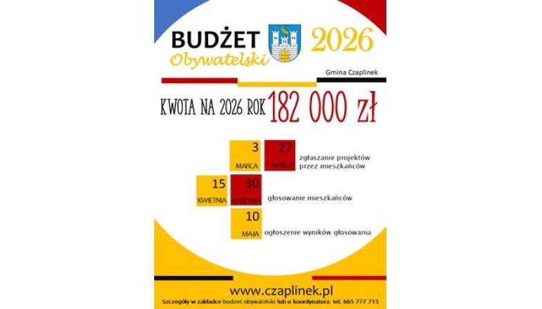 Czaplinecki Budżet Obywatelski 2026