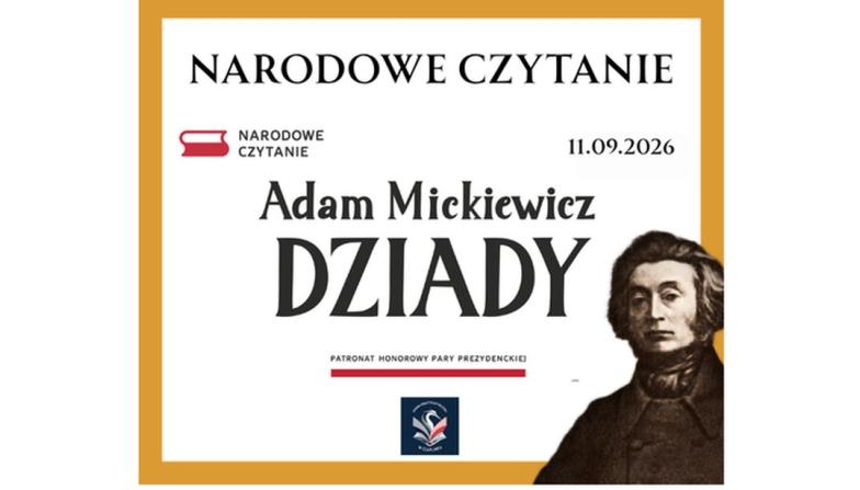 NARODOWE CZYTANIE 2026 Z CZAPLINECKĄ BIBLIOTEKĄ