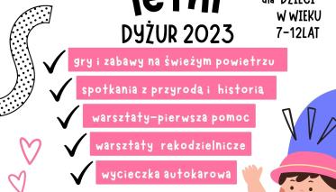 Plakat informacyjny.