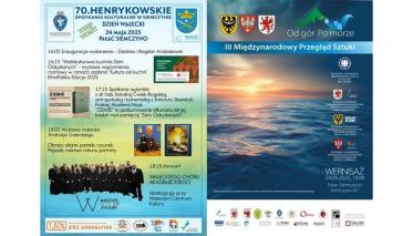 70. Henrykowskie Spotkania Kulturalne w Siemczynie oraz inauguracja III Międzynarodowego Przeglądu Sztuki „Od gór Po morze”