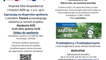 szkolenia i doradztwo z tematyki gospodarki o obiegu zamkniętym