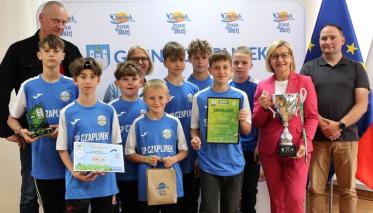 Wicemistrzowie Województwa - uczniowie SP Czaplinek z sukcesem w Finale Pucharu Tymbarku U12
