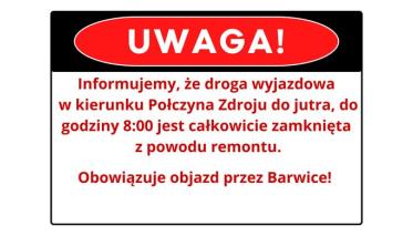 Zamknięcie drogi 163