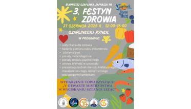 Burmistrz Czaplinka zaprasza na 3. Festyn Zdrowia