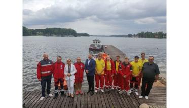 Święto Ratownika Wodnego – spotkanie z ratownikami w bazie WOPR w Czaplink