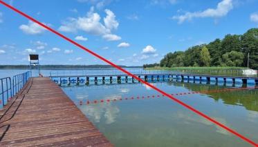 Tymczasowe zamknięcie kąpieliska nad jeziorem Drawsko przy ul. Drahimskiej (plaża miejska)