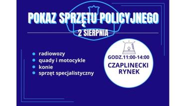 Pokaz sprzętu policyjnego
