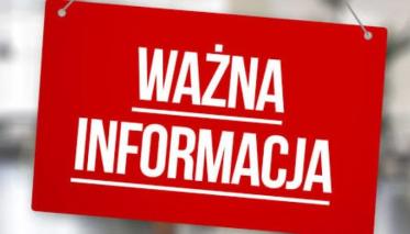 ZMIANA MIEJSCA WYDAWANIA PRODUKTÓW ŻYWNOŚCIOWYCH
