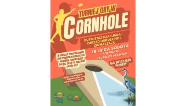 Plakat turniej gry w Cornhole