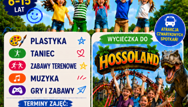 Plakat-Wakacje w Czaplineckim Ośrodku Kultury
