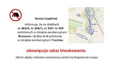 Uwaga! Zakaz biwakowania